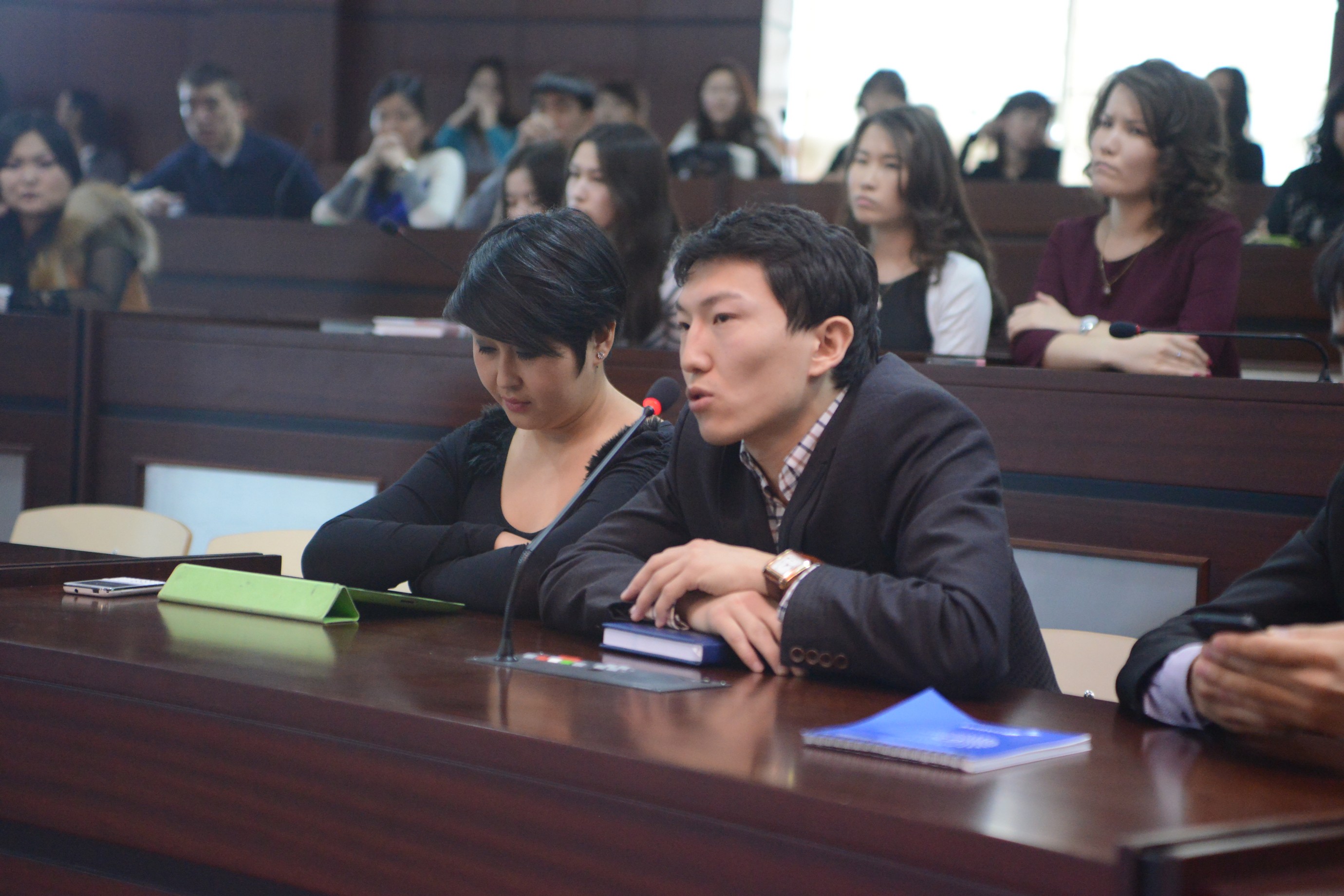 Lecture "Path to success" in the Nazarbayev University