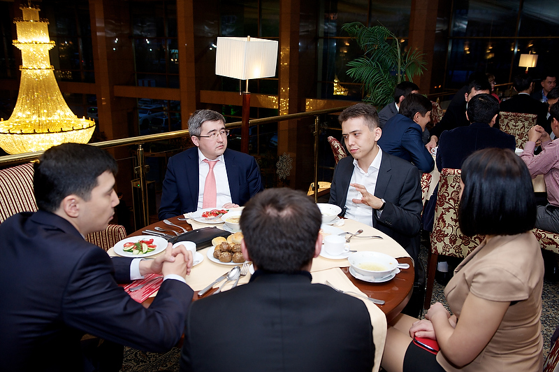 Business dinner with the members of the Almaty Business Association