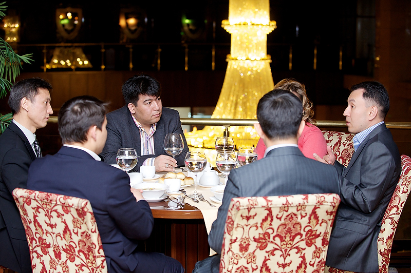 Business dinner with the members of the Almaty Business Association